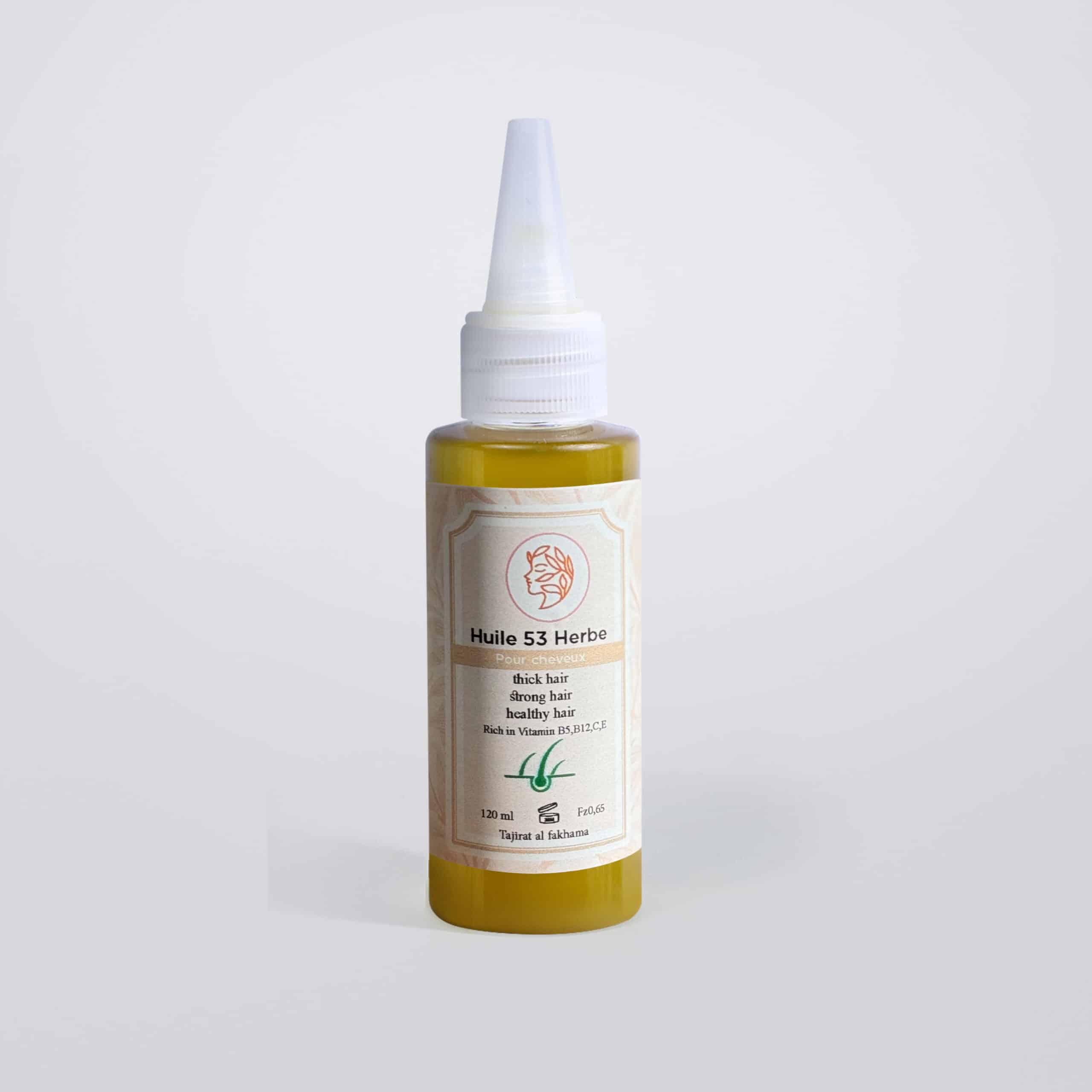 Huile aux 53 Herbes 100% Résultats dès la première utilisation 120 ml
