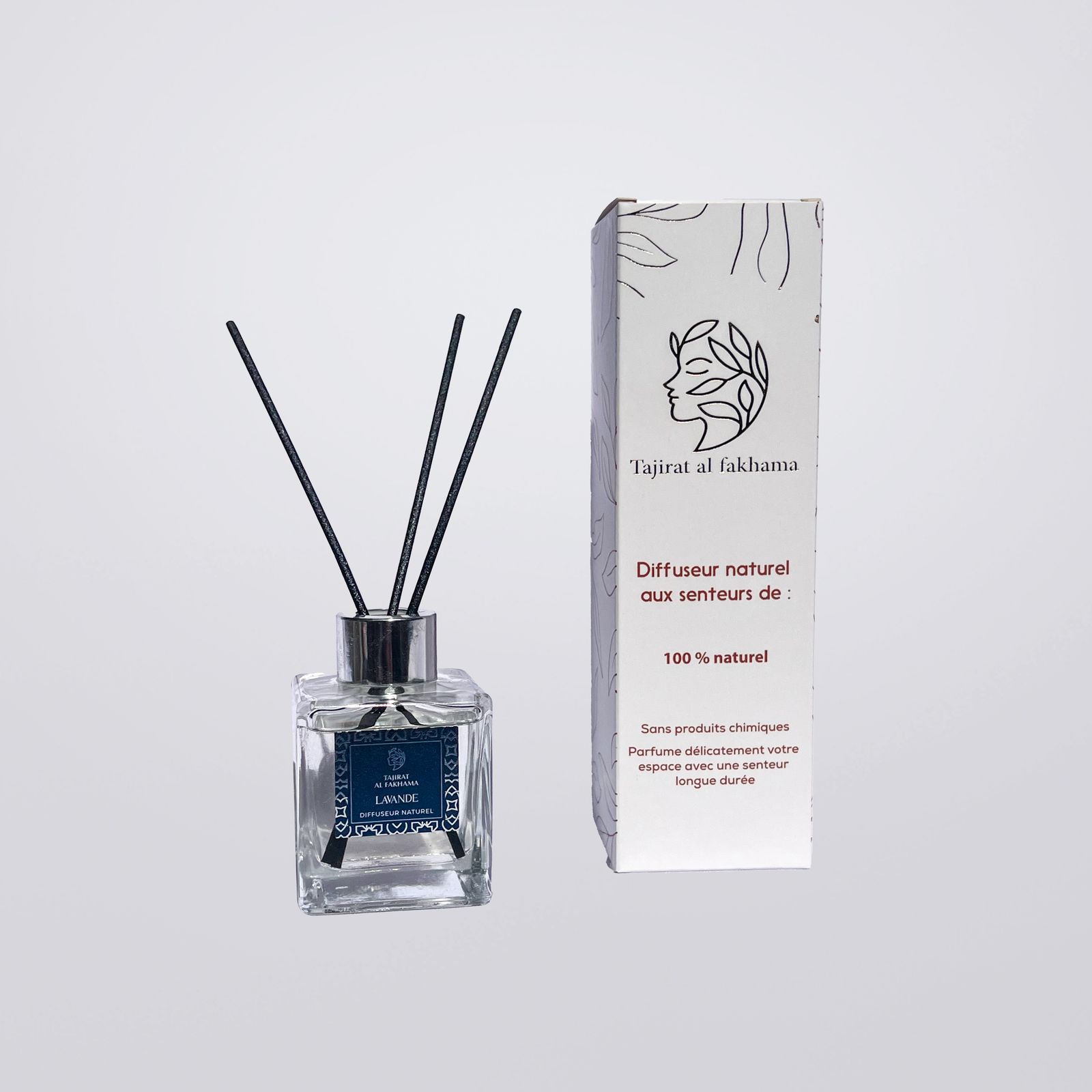 Diffuseur Naturel Lavande – Sans alcool 100 ml